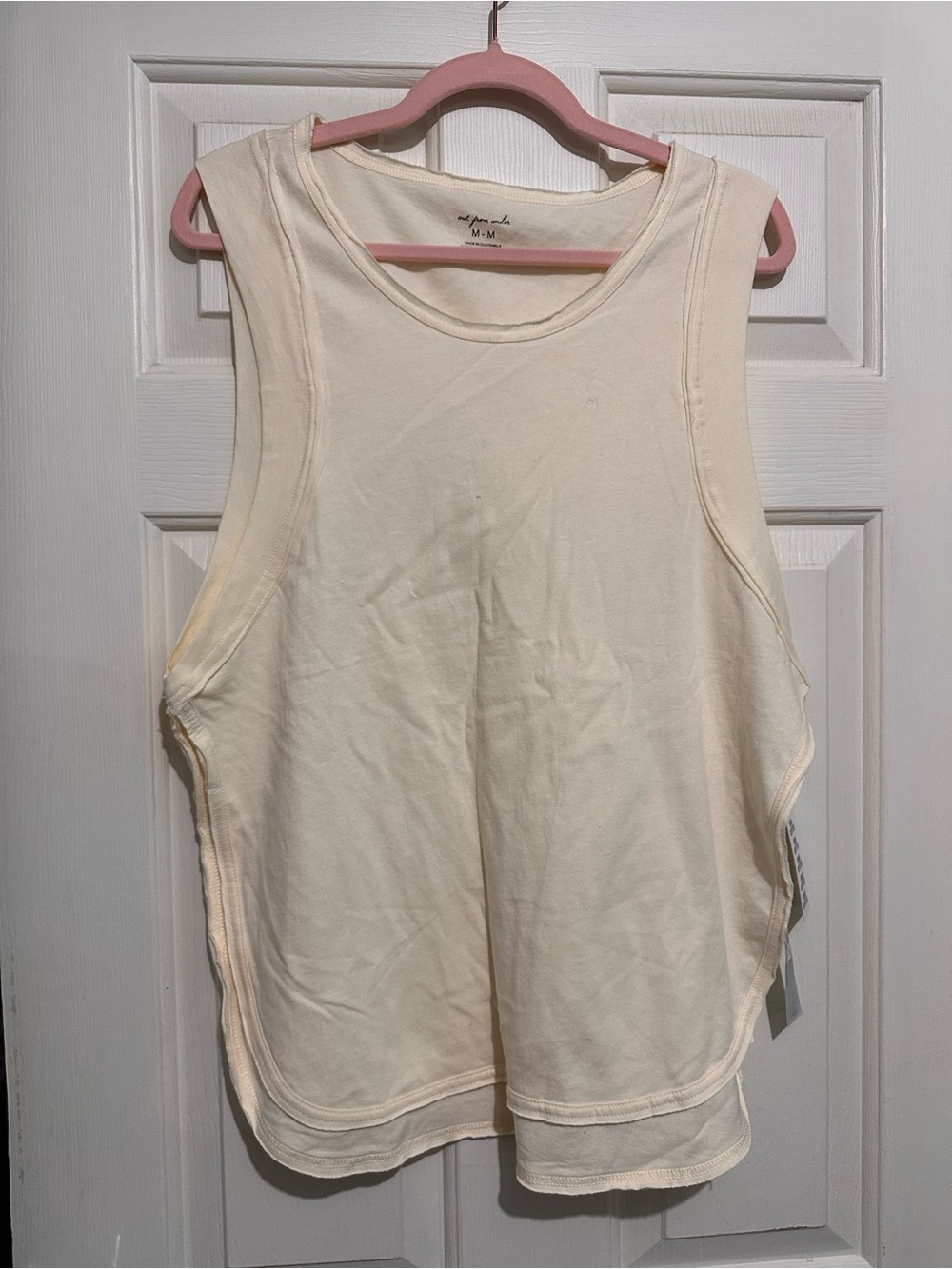 Urban Outfitters Cream Sleeveless Tank Top